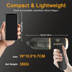 Cordless Handheld Vacuum Cleaner 12KPa High Suction – Blow & Suction Dual Mode, Ultra-Lightweight 12.2oz, 2x2000mAh Battery, Type-C Charging, Mini Portable Vacuum for Car Home Office Pet Hair