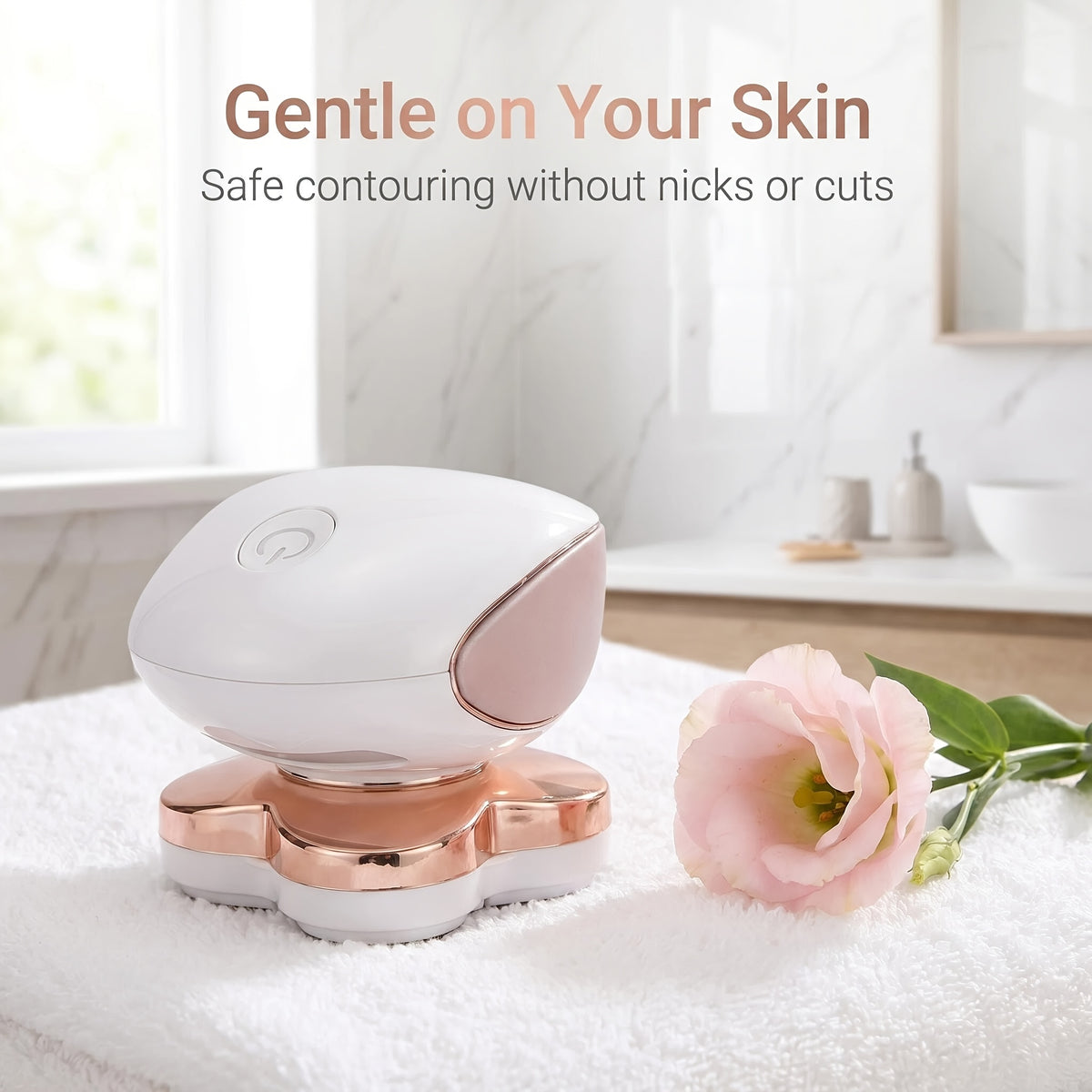 Women's Full Body Electric Razor 4-Head 360° Rotating, USB Wet Dry Shaver for Face Bikini Legs Arms Underarms, Portable Hair Removal Tool with Trimmer Accessories
