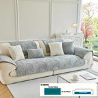 Plush Non-Slip Sofa Cushion Cover Luxury Modern Pet-Proof Breathable Seat Pad Slipcover for Couch Living Room Bedroom Office – Soft Velvet Sofa Seat Cushion Protector Home Decor