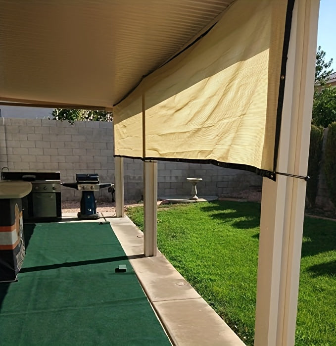 Outdoor Shade Cloth UV Block Privacy Fence Screen – HDPE Sunshade Net for Patio, Garden & Lawn | Multiple Sizes & Colors with Lanyard Included
