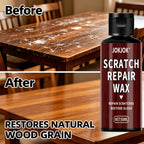 JOKJOK Wood Scratch Repair Wax & Polish with Sponge – Restores Luster, Prevents Drying & Aging on Hardwood Floors, Mahogany, Cabinets, Doors, Tables & Furniture