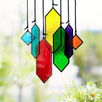 Rainbow Suncatcher Crystal Glass Sun Catcher Pendant – Hanging Window Prism Ornament for Home Garden Decoration, Wedding Party Decor & Housewarming Gift