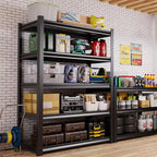 Heavy Duty 5 Tier Metal Shelving Unit 72" Adjustable Storage Rack for Kitchen Garage Basement Warehouse – 3000 LB Capacity Industrial Standing Shelf