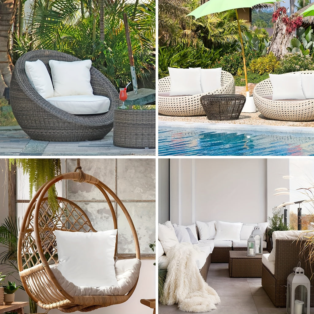 Pillow Inserts 4 Pack White – Choose 12x20, 18x18 or 20x20 Inch | Upgraded Fabric, Waterproof & Soft Touch Options | Square & Lumbar Throw Pillow Stuffer for Couch, Bed, Sofa, Patio & Living Room