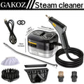 Handheld High Pressure Steam Cleaner High Temperature Portable Steam Mop LCD Display Gear Control 40oz Tank for Kitchen Carpet Sofa Upholstery