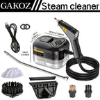 Handheld High Pressure Steam Cleaner High Temperature Portable Steam Mop LCD Display Gear Control 40oz Tank for Kitchen Carpet Sofa Upholstery