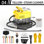 Handheld Steam Cleaner Large-Capacity with Extra-Large Water Tank – Rapid Heating Portable Multi-Function Cleaner for Floors, Cars, Fabrics, Kitchen & Bathroom Tile Grout