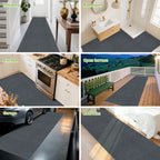 Non-Slip Runner Rug Washable & Cuttable – Low-Profile Hallway Rug for Kitchen, Living Room, Bedroom, Balcony & Poolside – Multiple Sizes 60x180 to 60x600cm