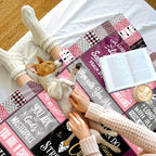 Christian Gift Blanket for Religious Enthusiasts – Soft Plush Fleece Throw, Faith Bible Verse Sofa TV Blanket