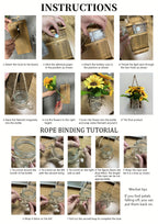 Sunflower Mason Jar Wall Lamp Set of 2 – DIY Artificial Flower Night Light Atmosphere Lamp for Party, Holiday & Home Decoration