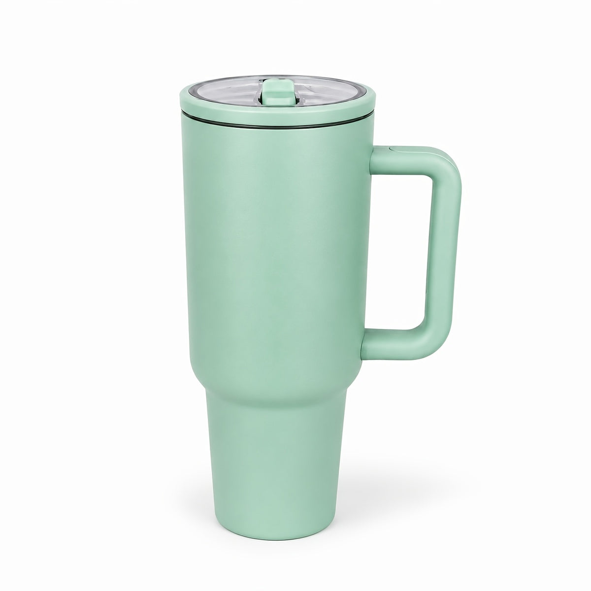 40oz Insulated Tumbler with Straw & Handle - Double Wall Stainless Steel Vacuum Cup for Hot & Cold Drinks, Reusable Travel Mug, 8 Colors | Nuvia Haven