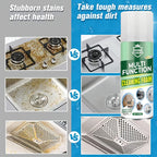 Citral-Infused Foam Cleaner Mousse – Fast-Acting Multi-Purpose Degreaser for Kitchen Stoves, Bathroom, Floors & Car Interiors | Cling Foam Formula