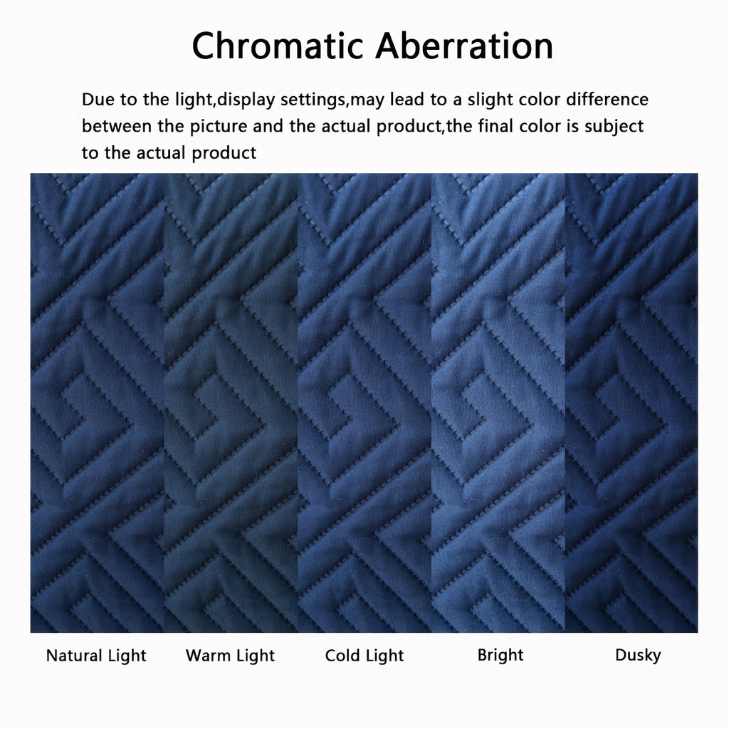 Quilted Sofa Cover One-Piece Cushion Slipcover with Anti-Slip Elastic Band – Pet-Friendly Scratch-Resistant Washable Removable Furniture Cover for Living Room Bedroom Hotel Home Decor