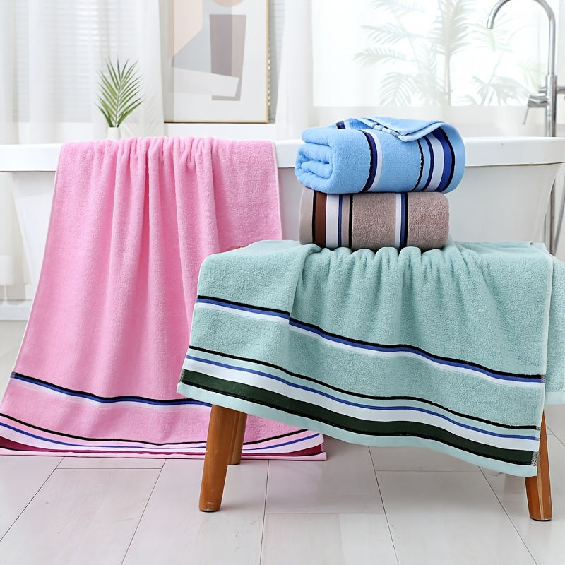 100% Cotton Bath Towel 27.6x55in – GSM360 Super Soft Absorbent Quick-Dry Towel, Skin-Friendly Bathroom Essential & Gift for Family (6 Colors)