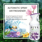 6-Scent Automatic Air Freshener Refills 8.45 oz – Lavender, Vanilla, Cool Linen, Ocean, Magnolia & Mixed Berries Odor Eliminator Spray for Home Bathroom Car Office Closet, 1pc or 4-Pack