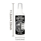 No-Scrub Shower Head Cleaner Spray Gel – Removes Mineral Deposits & Limescale from Showerheads, Bathtubs, Sinks & Toilets, Works on Glass & Metal, No Wipe Required, 1pc or 2pcs