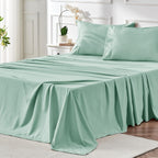 Luxury Microfiber Bed Sheet Set 4-Piece | Deep Pocket, Fade Resistant