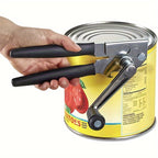 Heavy-Duty Manual Can Opener | Extra-Long Handle, Metal Build | Easy Grip