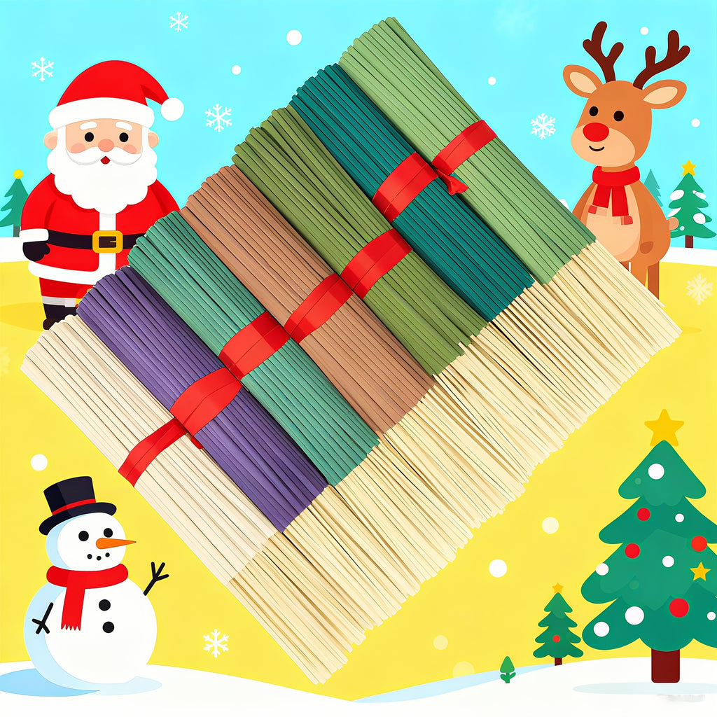 Forest Series Incense Sticks Set of 7 – Vanilla, Eucalyptus, Frankincense, Sandalwood, Citronella, Sage & Peppermint | Long-Lasting Colorful Aromatherapy Sticks for Home, Meditation & Relaxation
