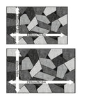 Soft Area Rug Grey White – Modern Low Pile Carpet for Bedroom Living Room, Non-Slip Backing, Machine Washable, 3x5 4x6 5x7 ft
