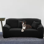 Printed L Shape Sofa Cover with Pillowcase – High Stretch Elastic Spandex Slipcover for 1 2 3 4 Seater Sectional, Pet Dog Furniture Protector for Living Room