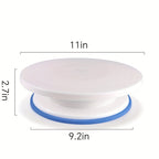 Rotating Cake Stand 11 Inch Non-Slip Base Smooth Spinning Turntable for Cake Decorating Icing Frosting Baking Display