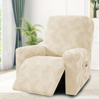 1 Seat Sofa Slipcover Stretch Recliner Cover Elastic Armchair Slipcover Washable Spandex Couch Cover with Pocket for Living Room Office Home - 5 Colors Dark Gray Beige Coffee Green Navy Blue