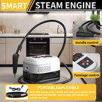 Handheld High Pressure Steam Cleaner High Temperature Portable Steam Mop LCD Display Gear Control 40oz Tank for Kitchen Carpet Sofa Upholstery