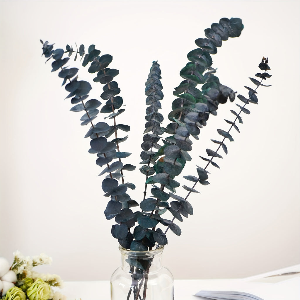 Dried Eucalyptus & Lavender Stems 60+ Pcs – 17" Silver Dollar Eucalyptus Shower Hanging Bundle, Fragrant Preserved Florals for Bathroom, Home & Bedroom Decor, Boho Vase Filler & Aromatherapy Gift