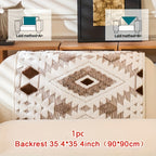 Thick Plush Sofa Cover Protective Slipcover – Pet-Friendly Shu Velveteen Non-Slip Machine Washable Jacquard Sofa Seat Cushion Cover for Office Bedroom Living Room Couch Decor