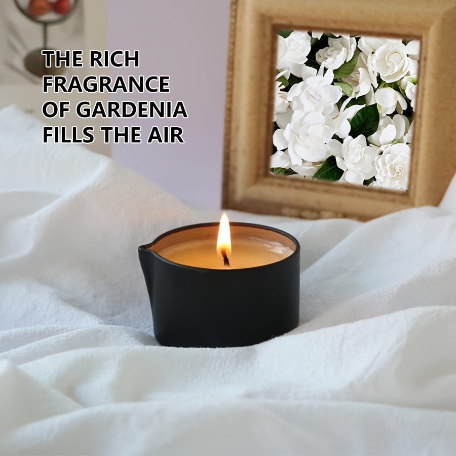 2-in-1 Soy Wax Massage Oil Candle Essential Oil Scented Warm Moisturizing Body Lotion Luxury Spa Candle Gift Set for Women Nail Salon Pedicure Wedding Christmas Valentine 1pc 2pc 6pc 17 Scents
