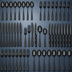 48-Piece Stainless Steel Flatware Set with Steak Knives Service for 8 Mirror Polished Silverware Dishwasher Safe