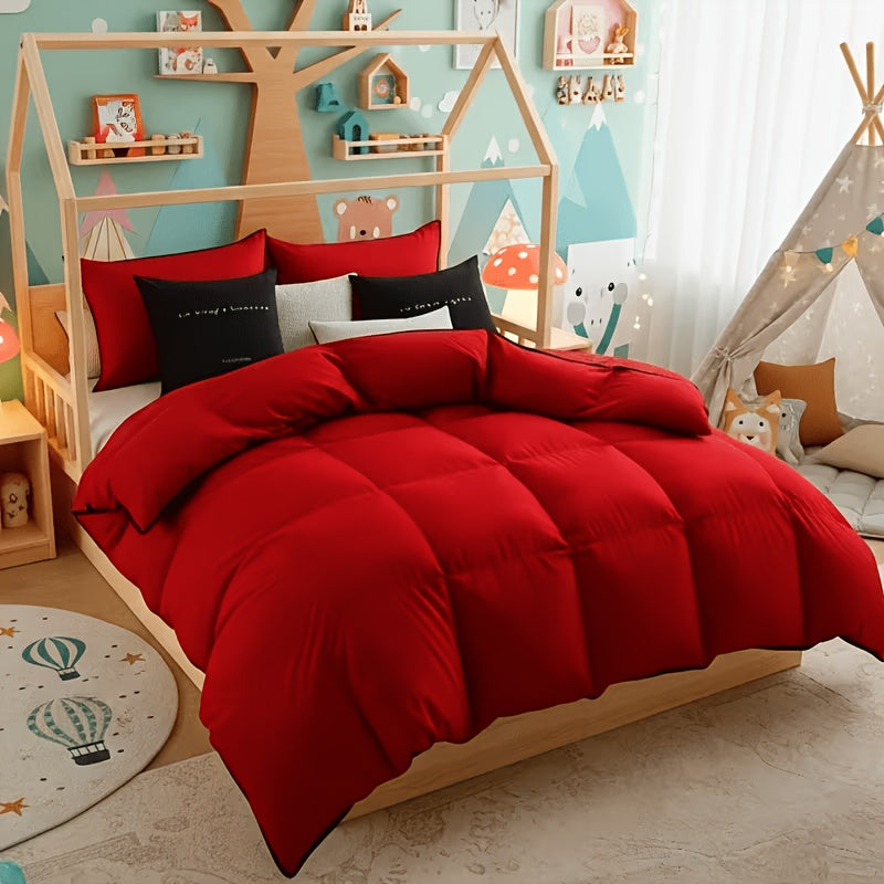 All Season Comforter Set with Pillowcases 2-3 Piece – Soft Fluffy Lightweight Bedding for Kids Dorm Apartment, 29 Colors Including Two-Tone, Twin Queen King Size