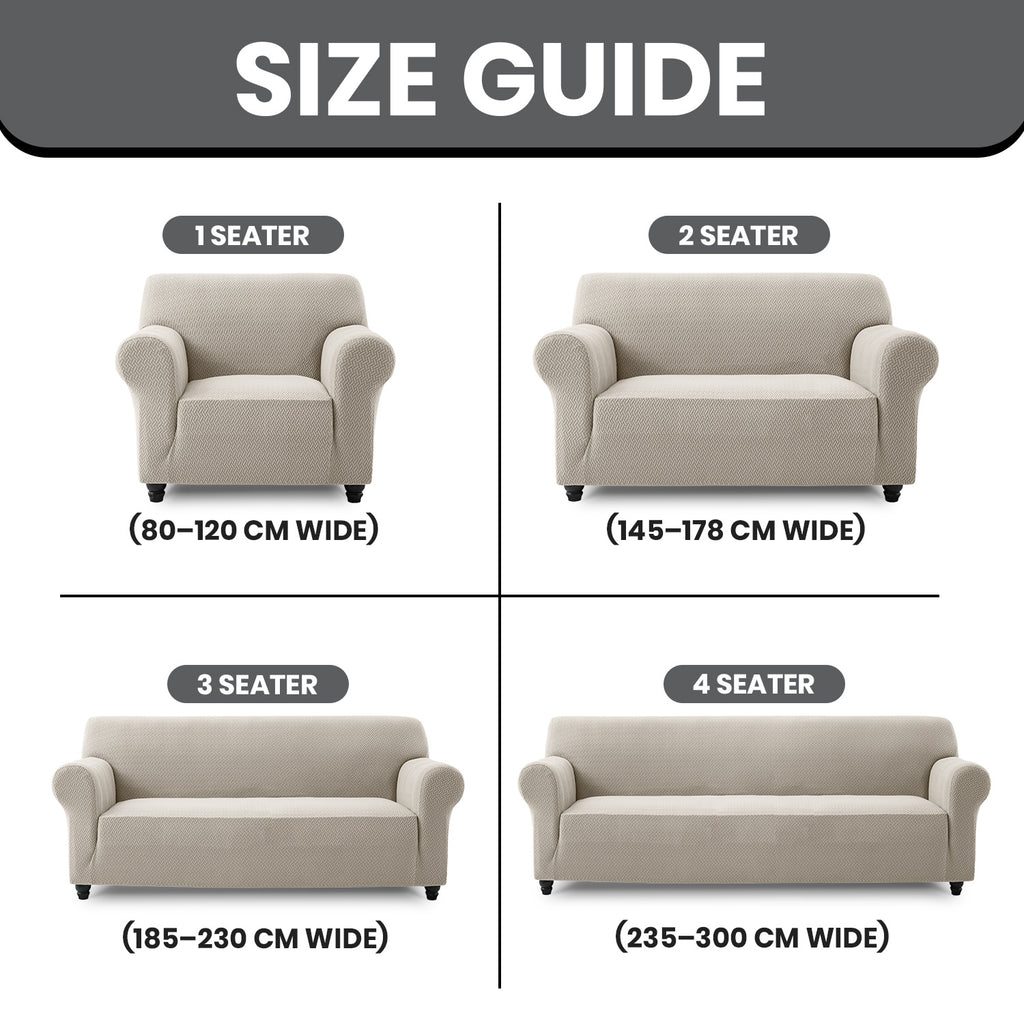 Spandex Stretch Sofa Cover Non-Slip Washable Couch Slipcover for 1 2 3 Seater Elastic Furniture Protector Pet & Kid Friendly Living Room Bedroom Home Decor
