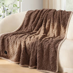 Liquid-Proof Reversible Sherpa Pet Blanket & Furniture Protector – Dog & Cat Throw Cover for Sofa, Bed & Couch | Small, Medium & Large Pets | Light Gray, Khaki, Beige