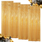 Sequin Backdrop Curtains – Glitter Party & Wedding Background Panels, 2ft×8ft per Panel, 4/6/8 Panel Sets, 29 Colors for Birthday, Stage, Bridal & Event Decor