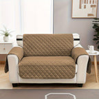 Elastic Strap Sofa Slipcover – Washable Couch Cover for Recliner Armchair Loveseat 1 2 3 4 Seater, Pet Dog Cat Proof Furniture Protector for Living Room