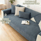 Chenille Ribbed Sofa Cover – Pet-Friendly Non-Slip Stretch Slipcover, Machine Washable Sofa Protector for 2, 3 & 4-Seater and Sectional Sofas, Modern Living Room Couch Cover