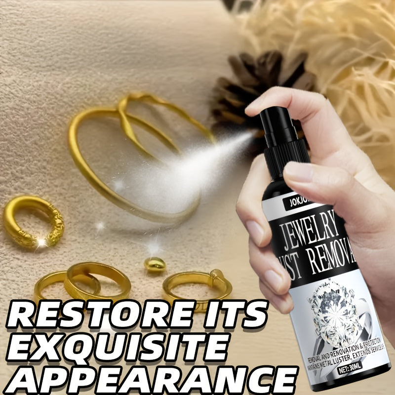 Jewelry & Metal Polishing Cream with Cloth, Restores Shine on Gold Silver Coins & Watches, Glycerin Formula Unscented Mild Metal Cleaner & Polish for Jewelry Care, 1.01 oz
