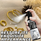 Jewelry & Metal Polishing Cream with Cloth, Restores Shine on Gold Silver Coins & Watches, Glycerin Formula Unscented Mild Metal Cleaner & Polish for Jewelry Care, 1.01 oz