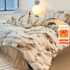 Faux Rabbit Fur Throw Blanket – Double Layer, Thick & Warm, Fluffy Luxury Blanket in Gradient Colors | 3 Sizes: 40x60, 60x80 & 90x108 Inch | Cozy for Sofa, Bedroom & Living Room | Perfect Winter Gift