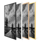 16x24 Picture Frame 3 Pack Scratch-Proof Poster Frames White Black Gold Natural Slide-In Horizontal Vertical Wall Mount for Photo Gallery