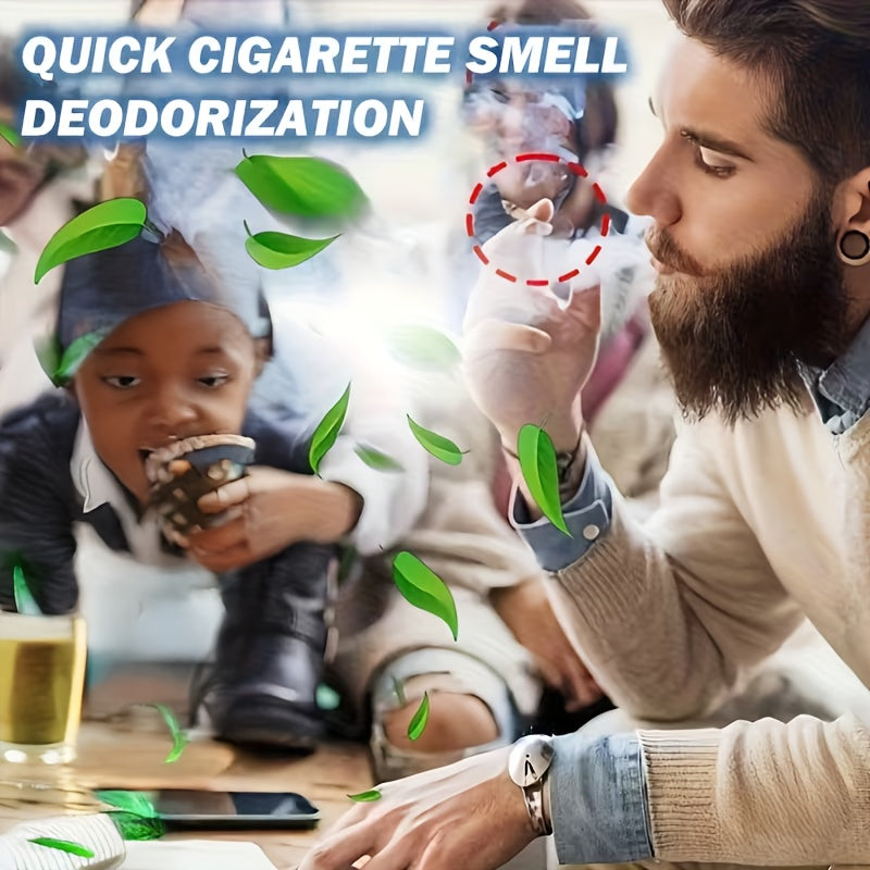 Heavy-Duty Odor Eliminator Spray – Refillable Air Freshener, Eliminates Smoke, Pet & Mold Smells for Home, Car, Office & Bathroom