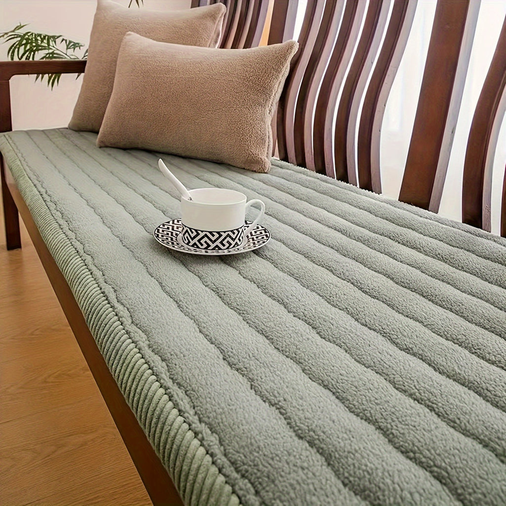 Plaid Sofa Protector Thickened Non-Slip Machine Washable Stretchable Pet Friendly - Sofa Cover for Living Room Bedroom Office Loveseat 4 Seater 6 Colors