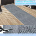 Non-Slip Runner Rug Washable & Cuttable – Low-Profile Hallway Rug for Kitchen, Living Room, Bedroom, Balcony & Poolside – Multiple Sizes 60x180 to 60x600cm