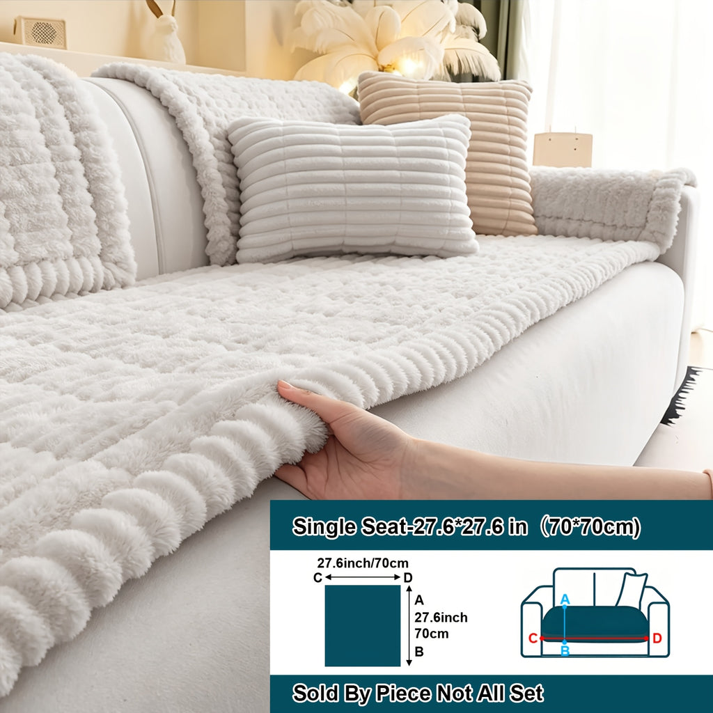 Soft Quilted Thick Sofa Cover Bohemian Style – Removable Machine Washable Pet-Friendly Sofa Protector for 1/2/3/4 Seater Split Sofa, All-Season Couch Cover for Living Room, Bedroom & Office