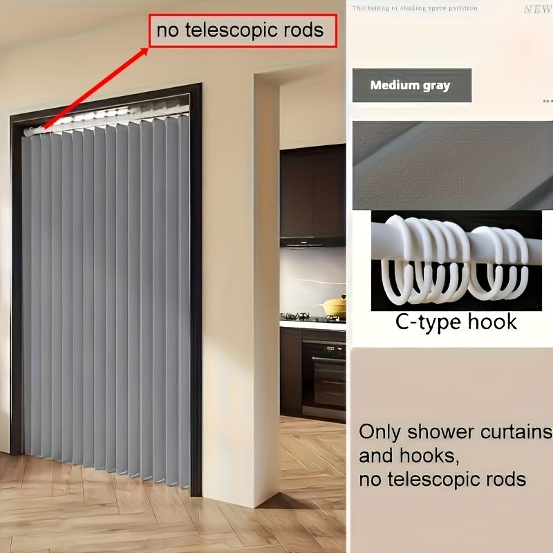 Bohemian Door Curtain Foldable Windproof Thickened Fabric Diamond Pattern Wavy Hem – Machine Washable Boho Room Divider Curtain for Kitchen, Living Room & Bedroom