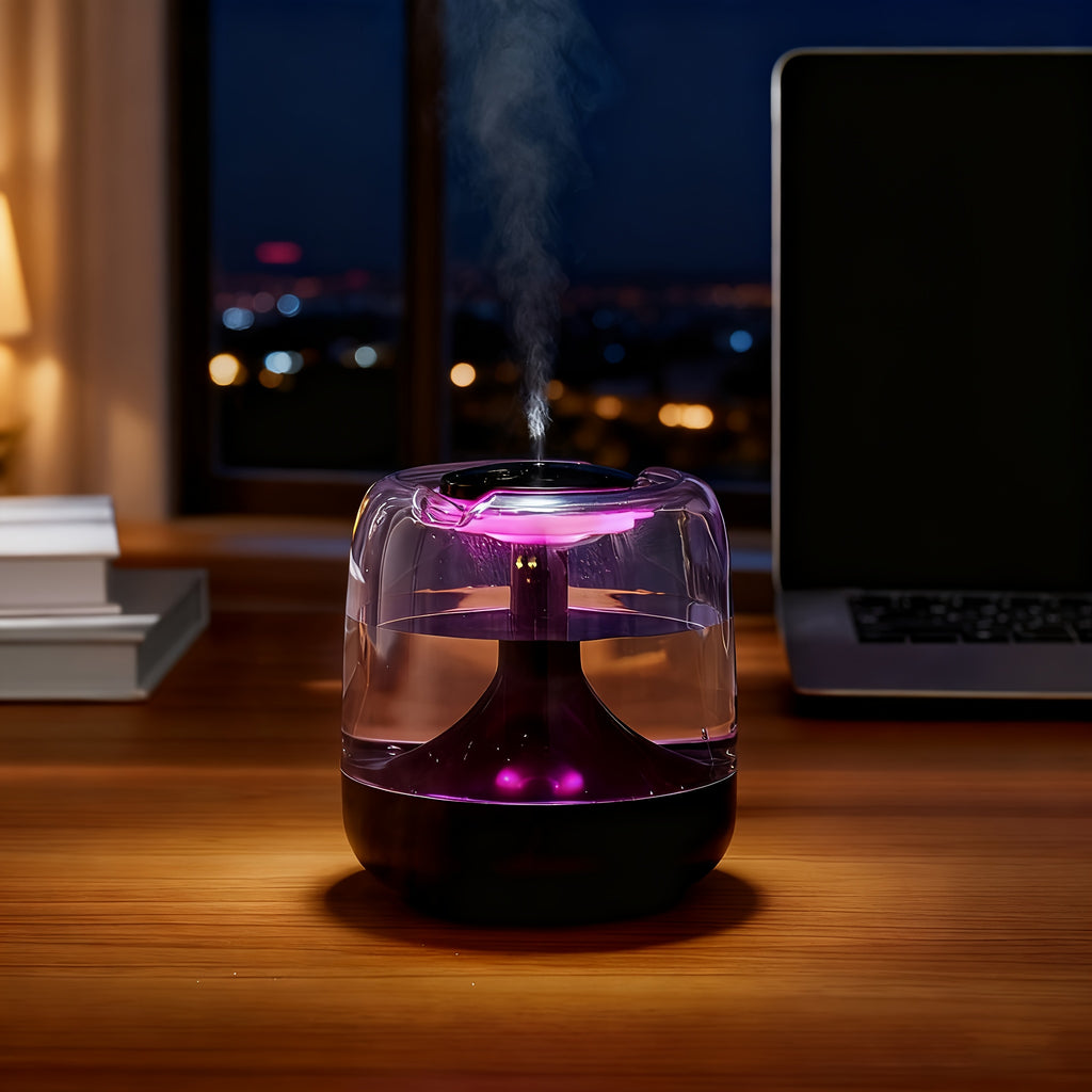 Cool Mist Humidifier Essential Oil Diffuser 21.98oz Large Capacity with Color Night Light USB Portable Bedroom Humidifier
