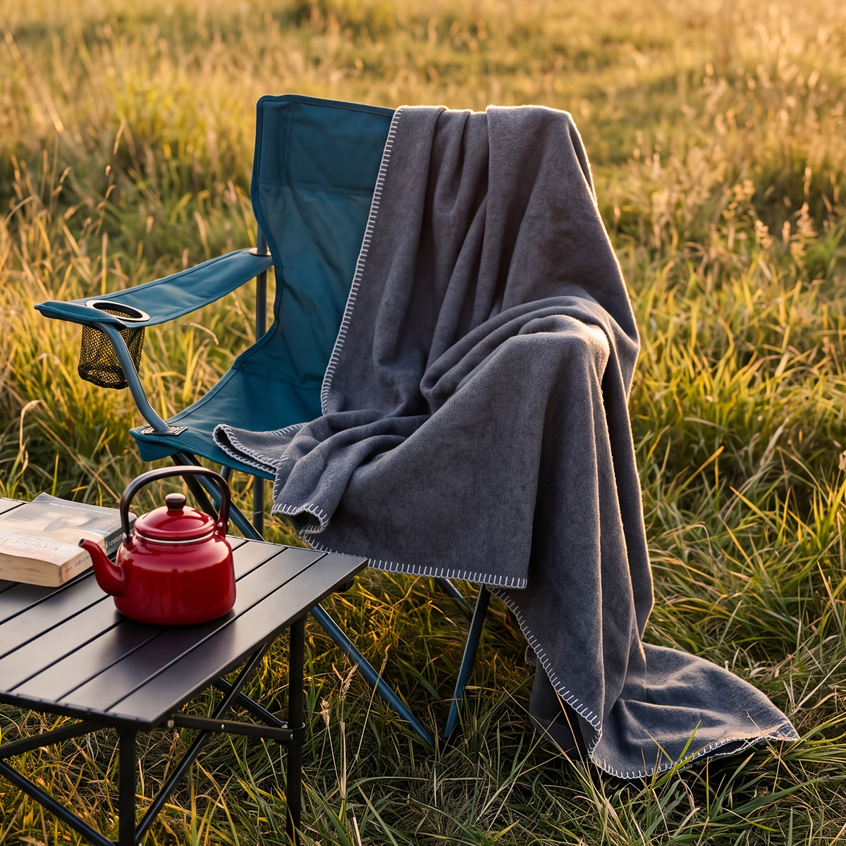Merino Wool Blanket – Large 62”×86” Warm Thick Washable Throw | Sofa, Bed, Camping & Outdoor | 6 Colors | All Seasons