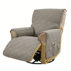 T-Cushion Armchair Cover Anti-Slip Double-Sided Design, Machine Washable Elastic Band Closure Chair Slipcover, Pet-Friendly All-Season Furniture Protector, Available in Small & Large – 8 Colors